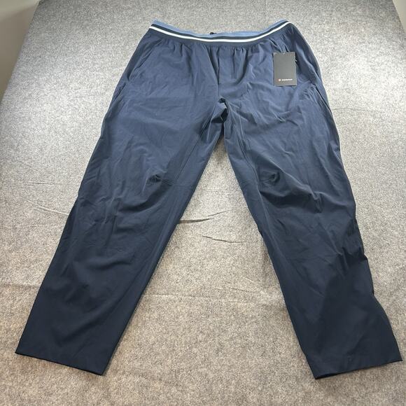 Lululemon Relaxed Fit Workout Track Pants Mens Size XL True Navy Tapered